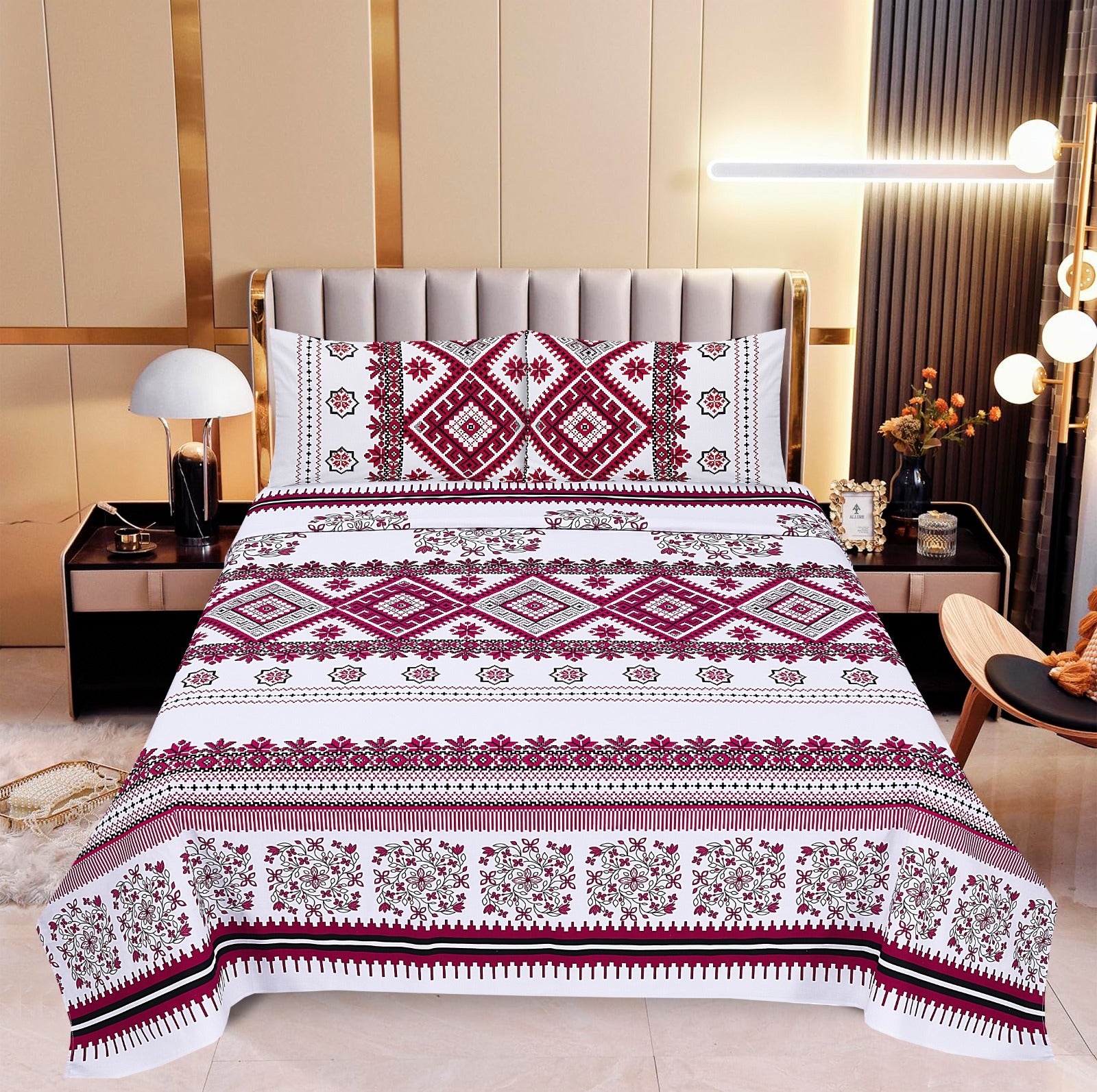 Ajrak Pattern - Cotton